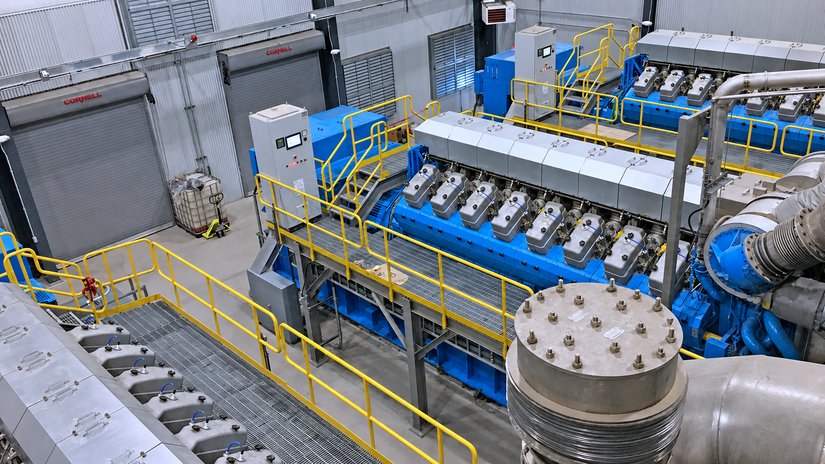 Двигуни Bergen Engines на робочій платформі