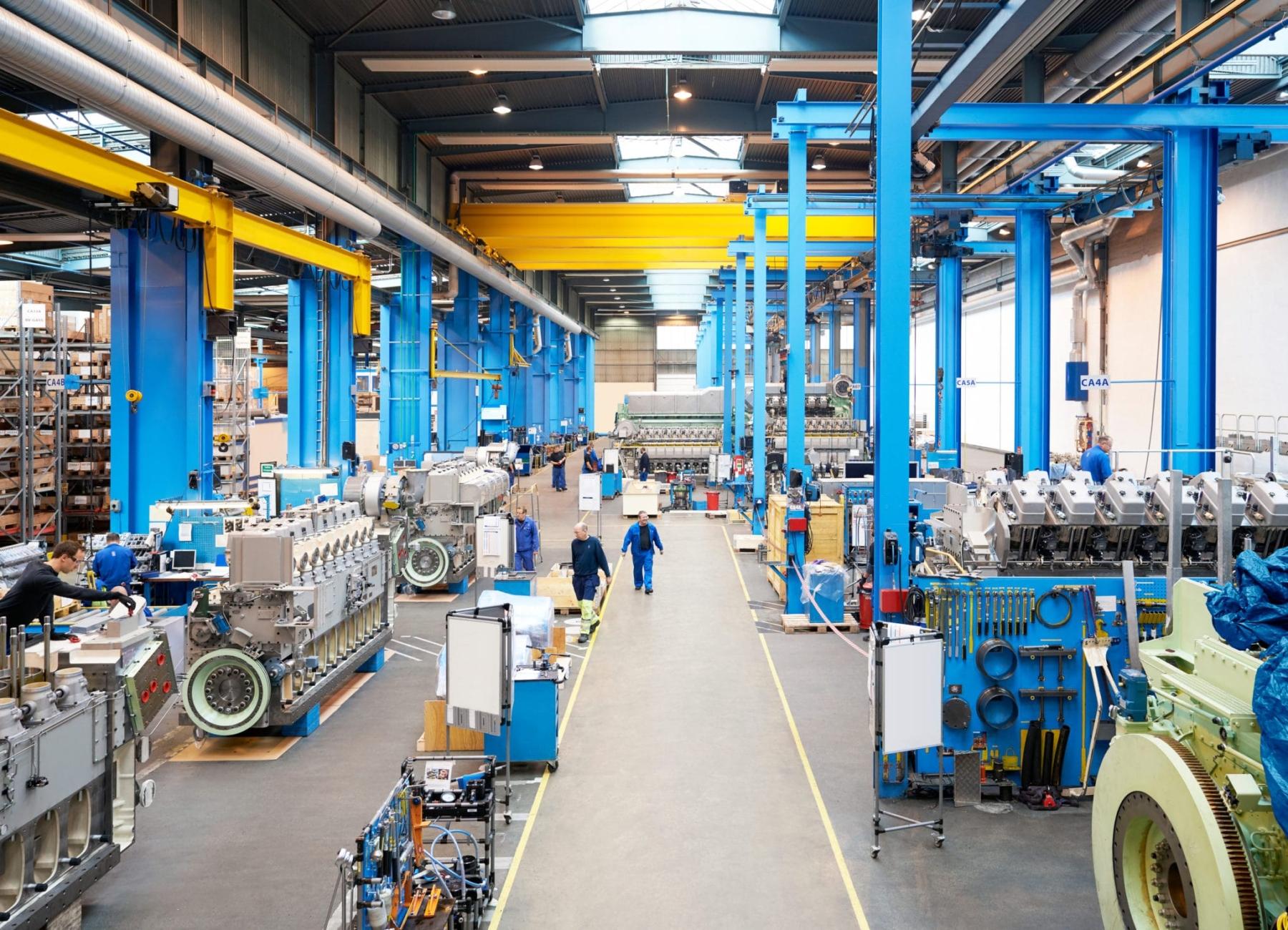 Виробничий цех Bergen Engines у Бергені, Норвегія