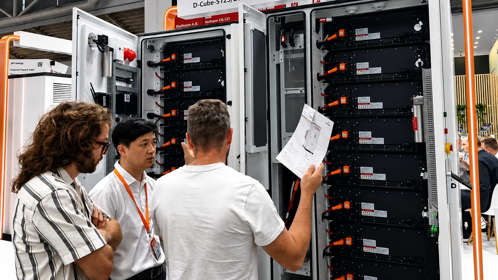 Демонстрація батарейних модулів Hoenergy на виставці